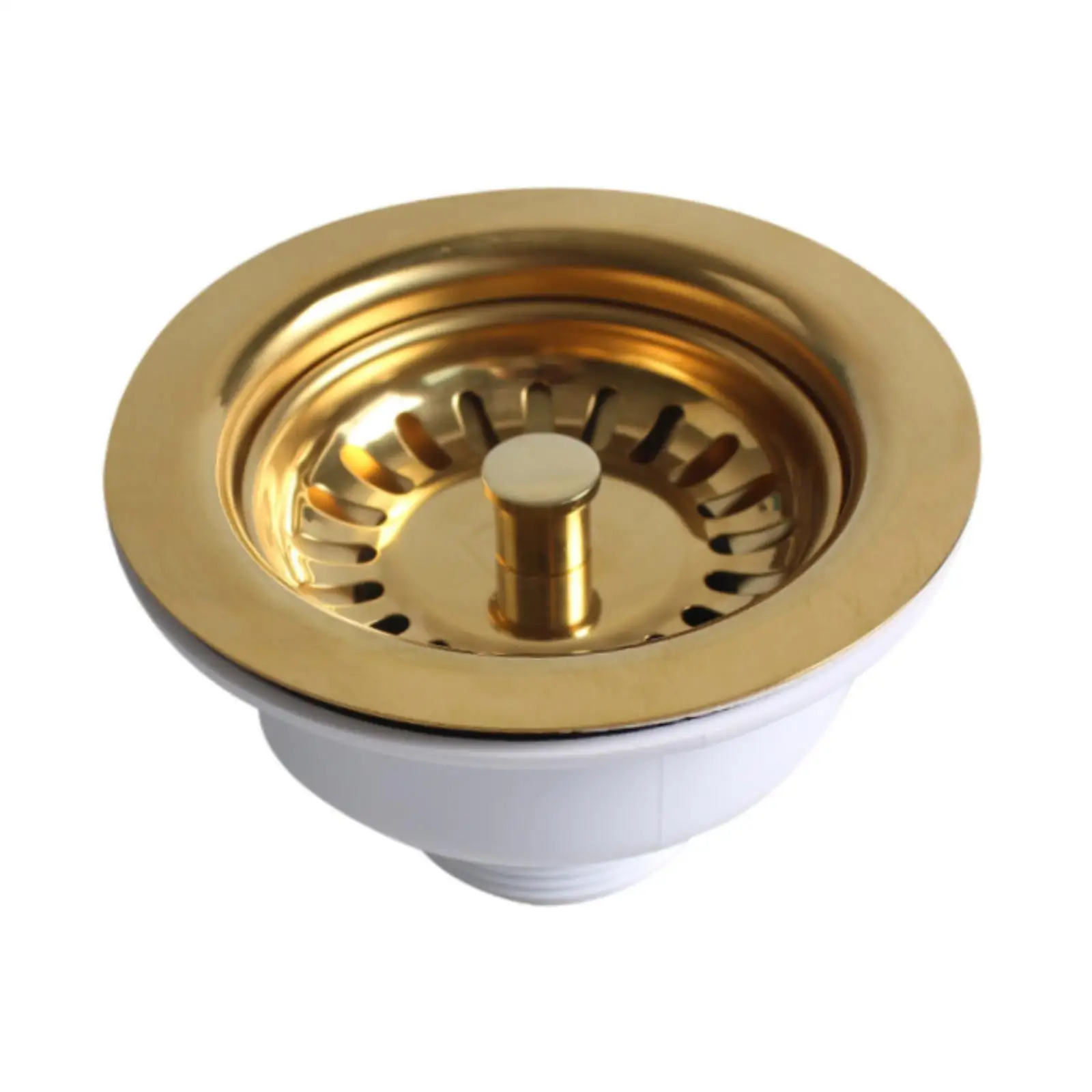 

114mm Sink Dish Drainer Replace Basket Strainer Effectively Waste Plug Filter Part Drain Cover Kitchen Sink Strainer and Stopper