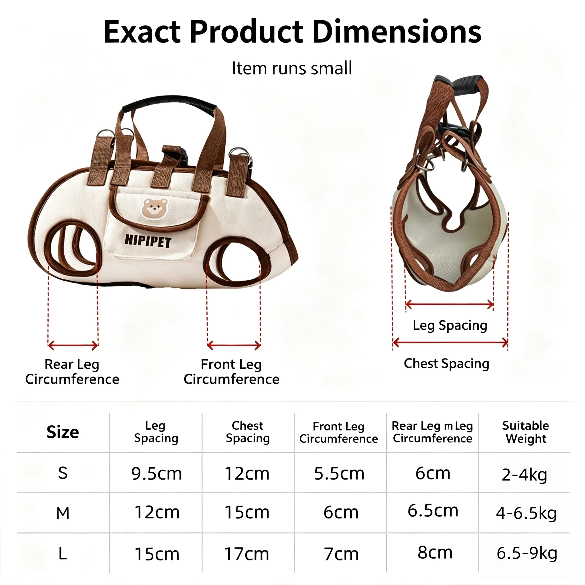 Hundetasche, tragbar, atmungsaktiv, multifunktionaler Rucksack mit Zugvorrichtung, leicht zu reinigender Rucksack, atmungsaktive, verstellbare Katzentasche, Petstrap – Detail 1