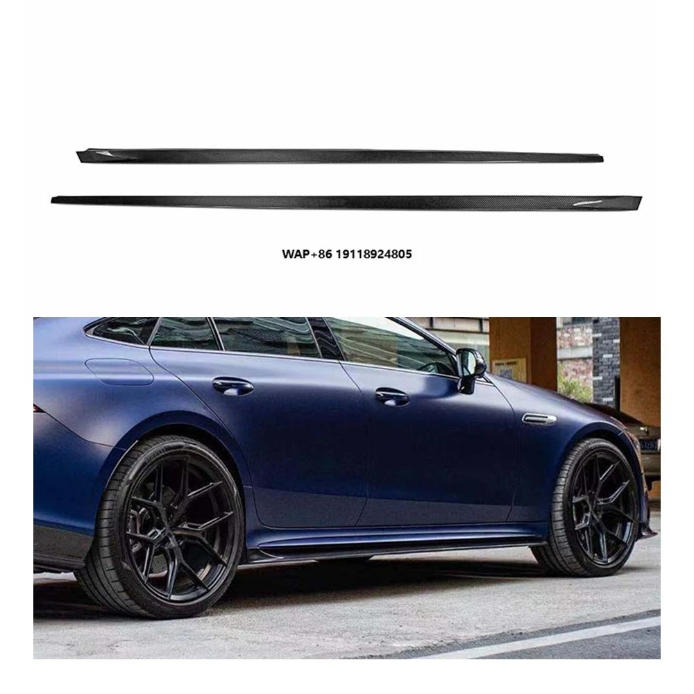 

Prepreg Dry Carbon Fiber Car Parts Bodykit Side Skirts for Benz GT43 GT53 GT50 4 Door X290
