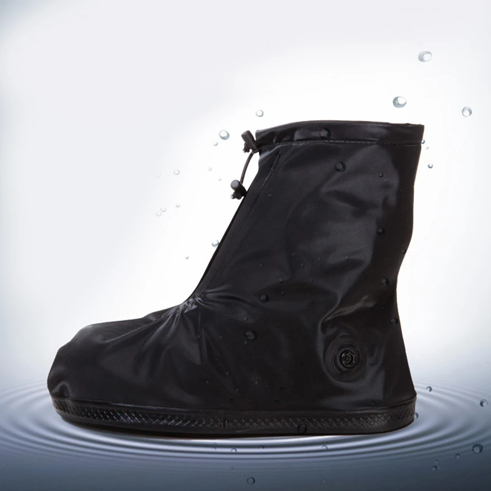 

Waterproof Non Slip Shoes Cover Elastic Reusable Adult Rain Snow Protector Overshoes PVC Case Mud Travel Camping Clean