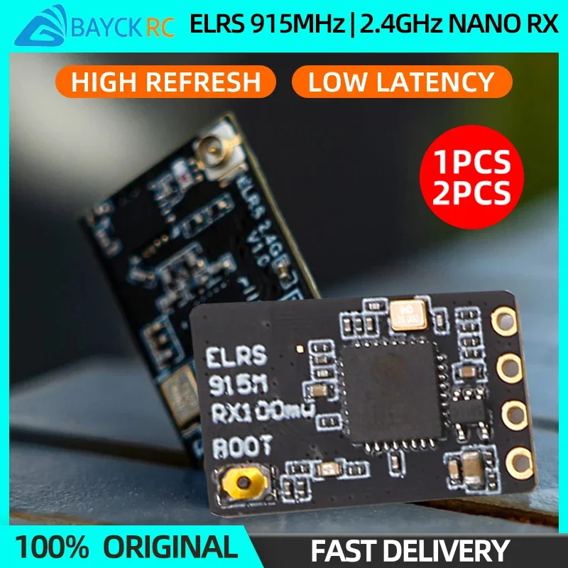 1/2/5PCS BAYCK ELRS Receiver 915M/2.4GHz NANO ExpressLRS RX With T Type Antenna Support WiFi For RC FPV Racing Drone Quadcopter