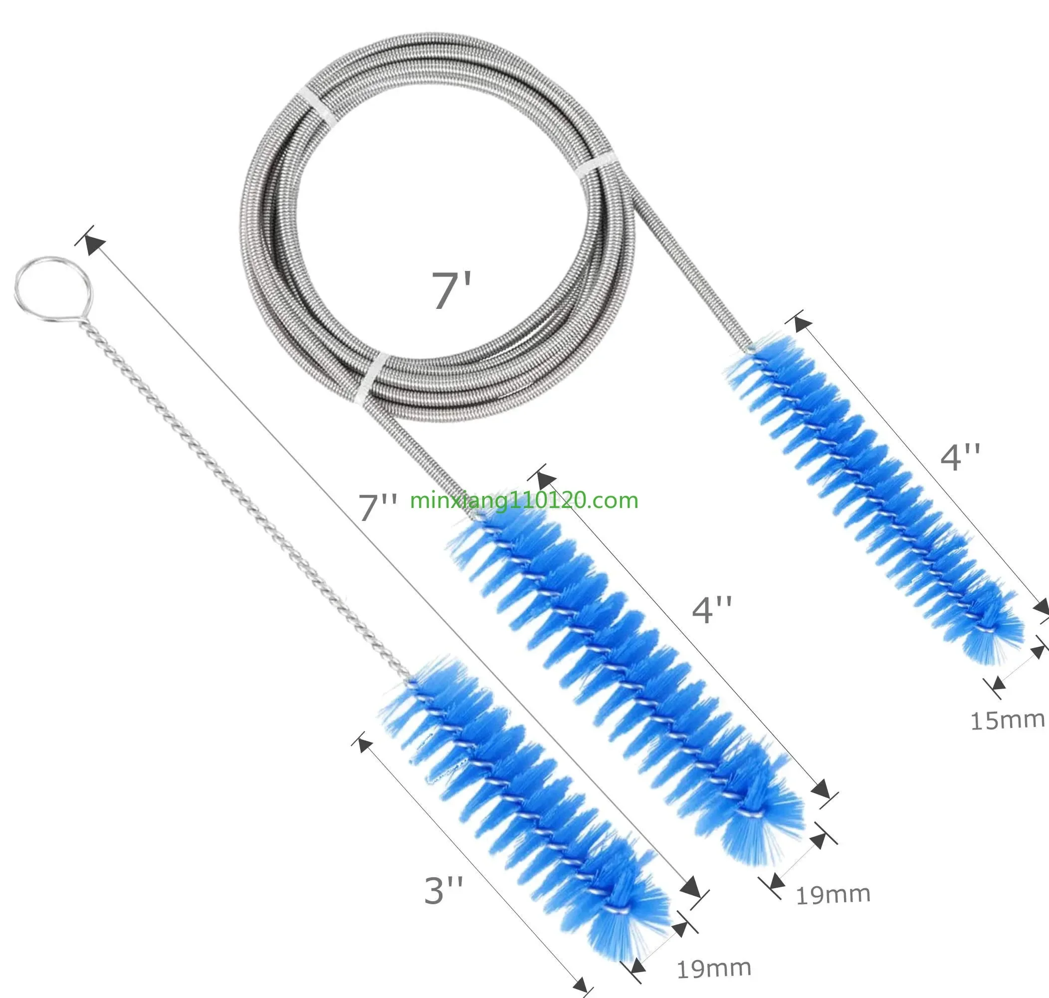 

Universal CPAP respirator Pipe Cleaning Brush Double Head Pipe Brush 2m ResMed S9 Philips Threaded Pipe Soft