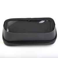 Mount Kit Handlebar Holder With Bag Anti Shock Mount PU+ABS Bag Black For Mobile Phone GPS Motorcycle Bike New