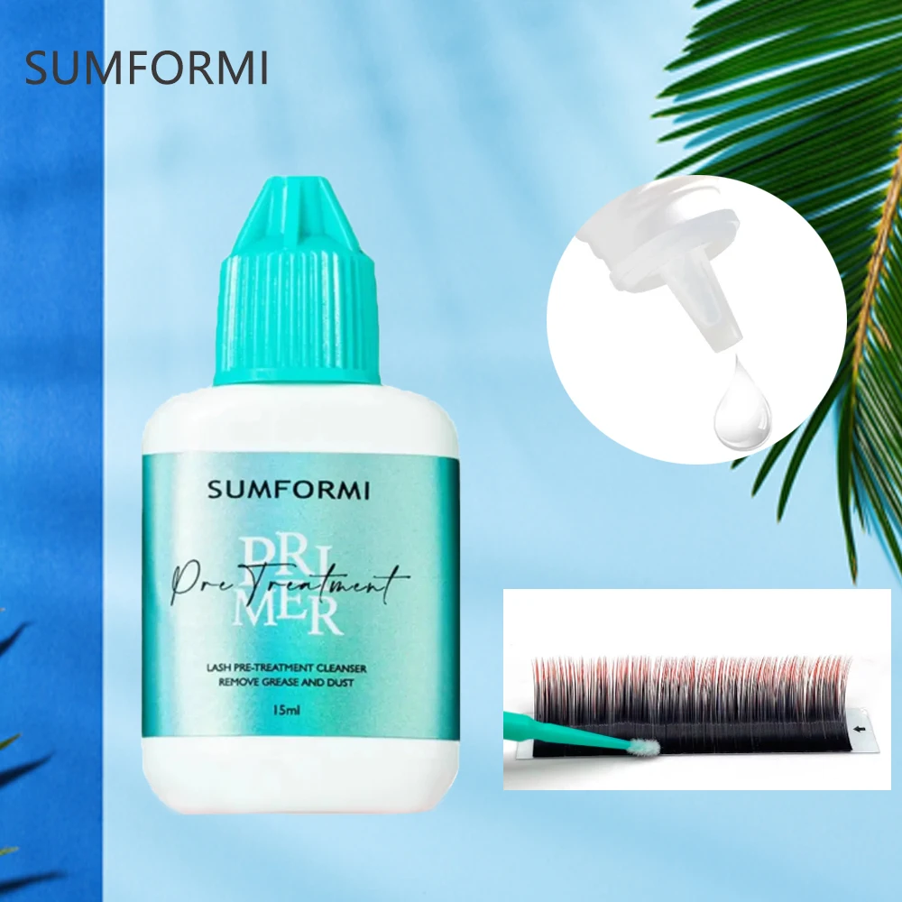 Professional Eyelash Primer Cleaner 15ml - Lash Extension Adhesive Prep,Deep Clean, Fixing Agent for Long-Lasting Hold UNIMORE