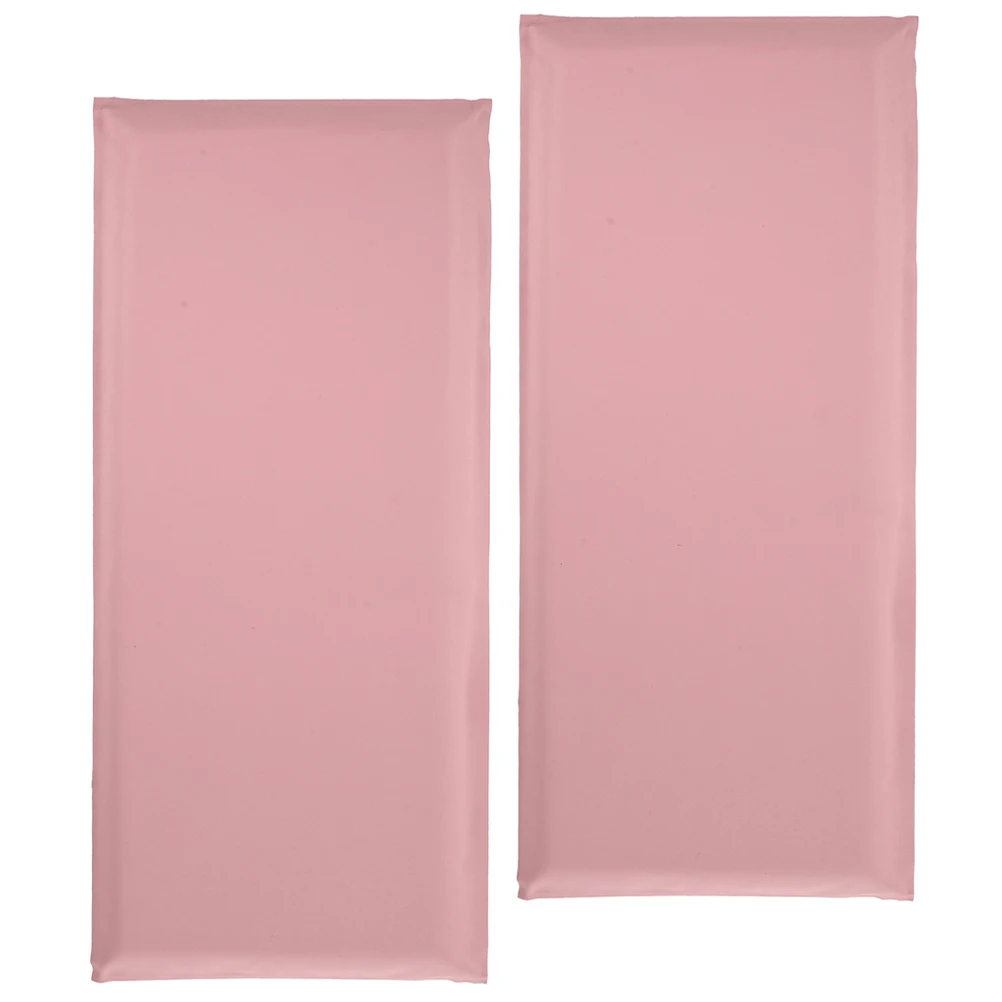 

2pcs Wall Sticker Pink Border Kids Room Nursery Baby Bed Edge Padding Decor Baby Proof Protector Wall Padding Bedroom