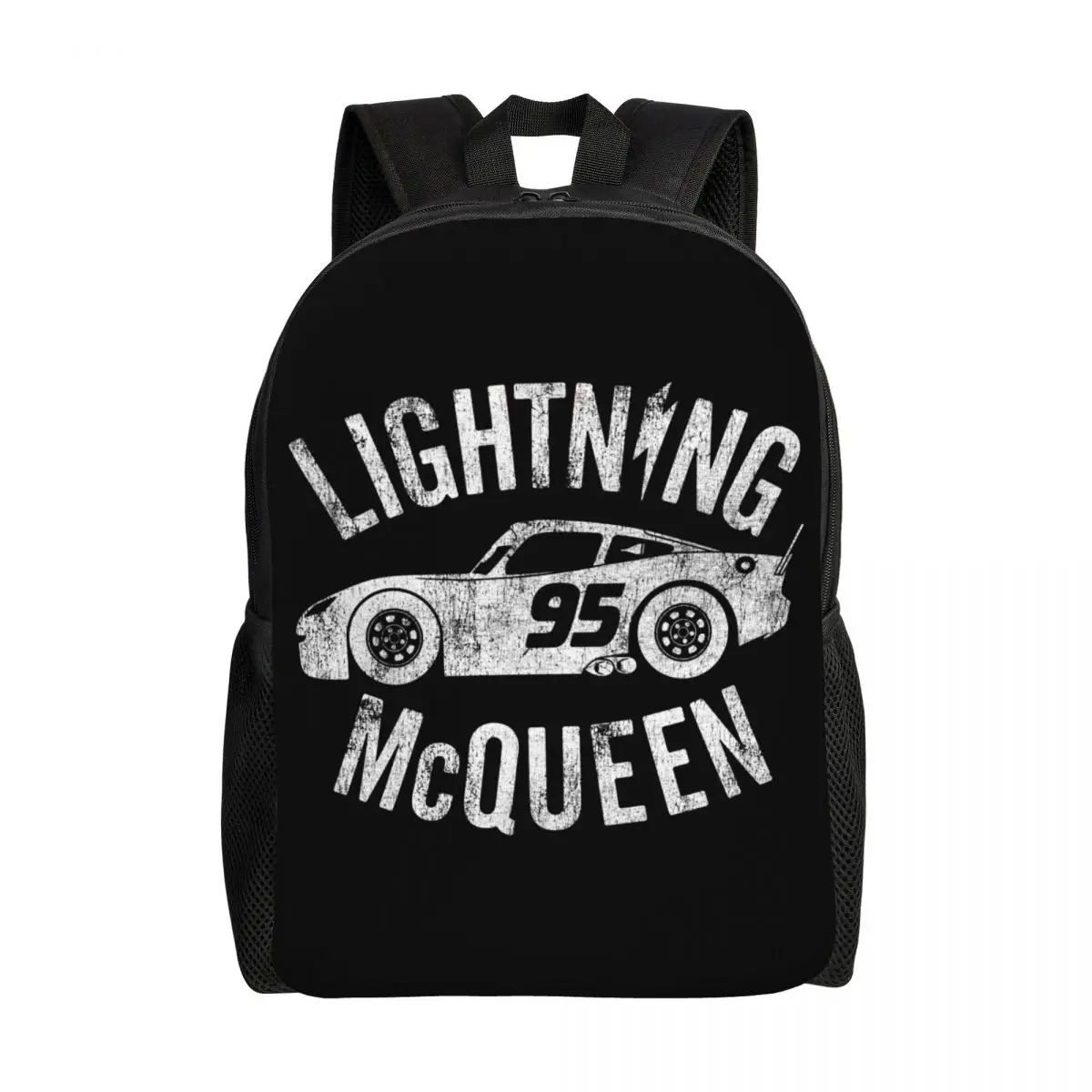 Custom 3D Printing Lightning McQueen Backpack for Girls Boys Speed Racing Car School College Travel Bags Women Men Bookbag