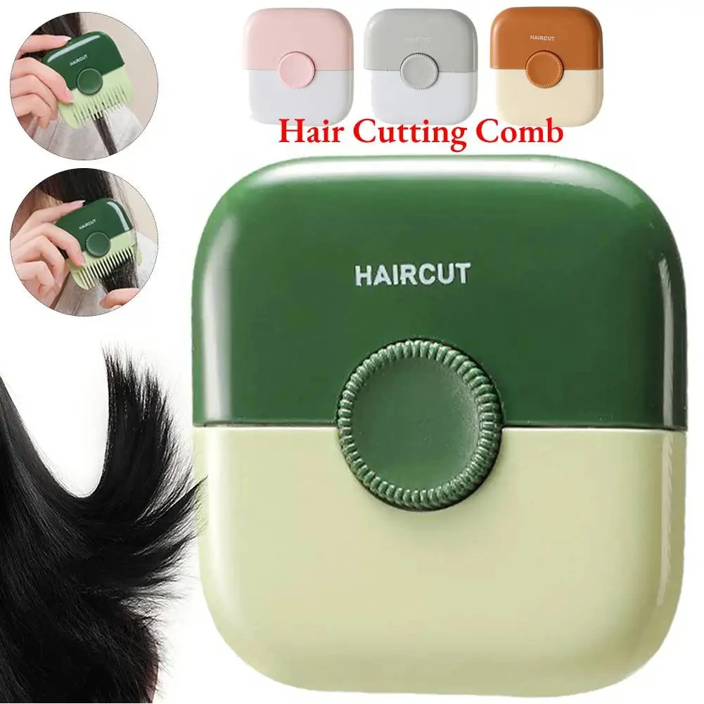 Recortador de corte de pelo 2 en 1, peine de barbero, removedor de flequillo, hogar, bricolaje, belleza, peinado, adelgazamiento, belleza, corte de cabello, accesorios