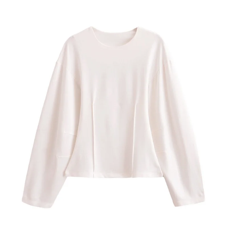 2025ملابس نسائية شتوية جديدة  بنطلون كاجوال برقبة دائرية من القماش ذو الوجهين على الطراز الأوروبي والأمريكي مجموعة