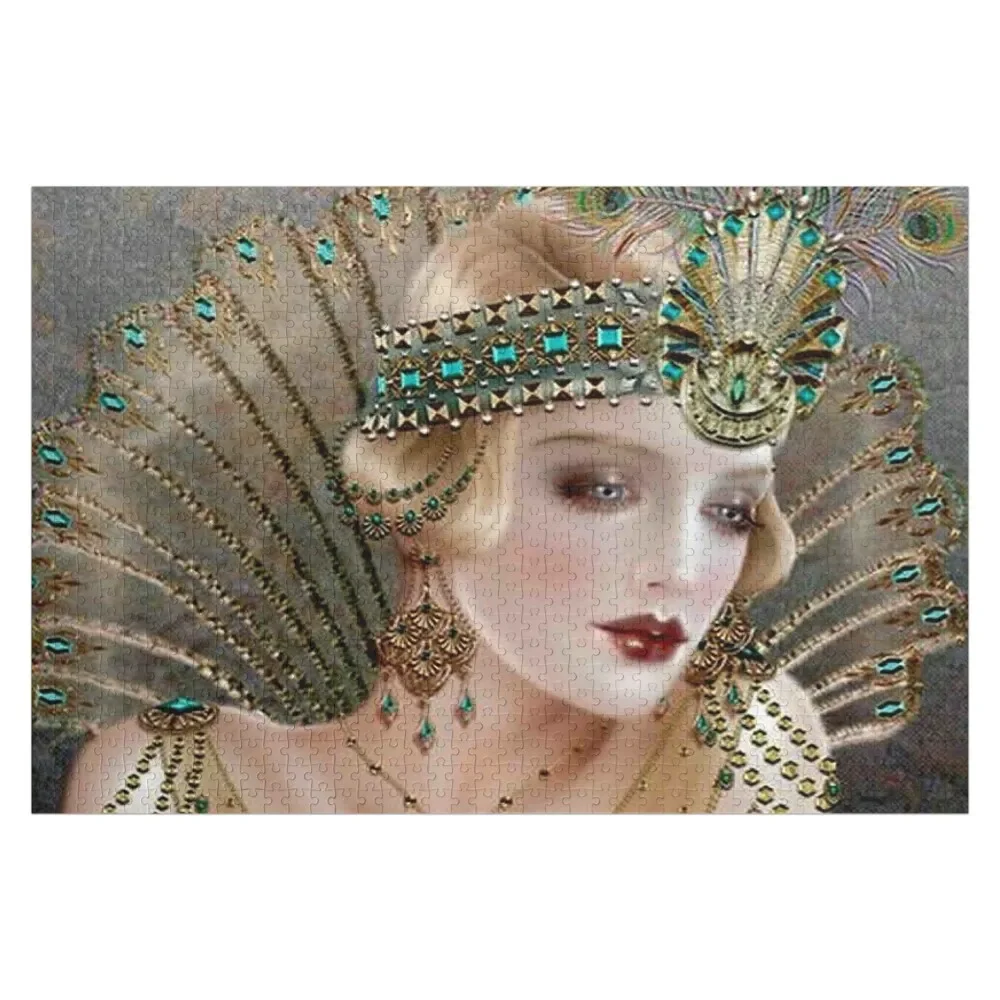 FLAPPER : Vintage 1929 Beautiful Fashion Magazine Advertising Print Jigsaw Puzzle Personalised Jigsaw Personalised Name Puzzle