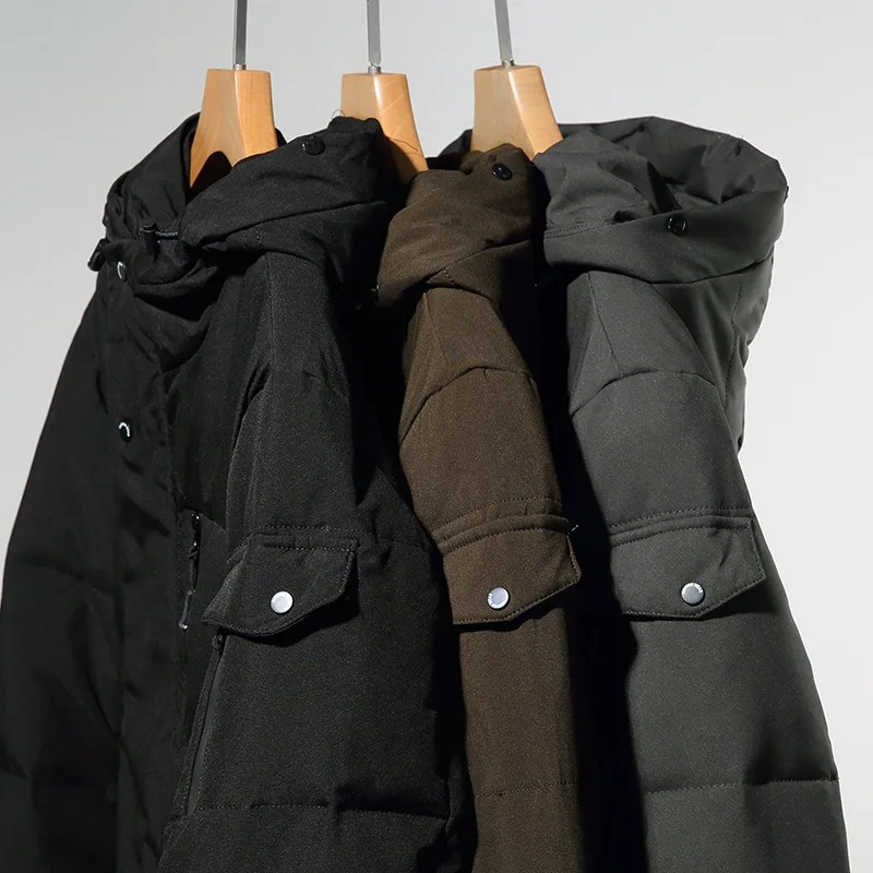 Winter Warm Men's Down Jacket Outerwear Long Coat Wholesale Below The Knee Thicken Comfortable Jacket Canada Puffer Jacket Men