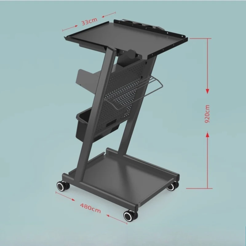 Zeitgenössischer Schönheitsschreibtisch, Rezeption, moderne Möbel, Spa-Theke, Nagelstudio, Friseursalon, Friseursalon, Klinik, Serviewagen, Hotel