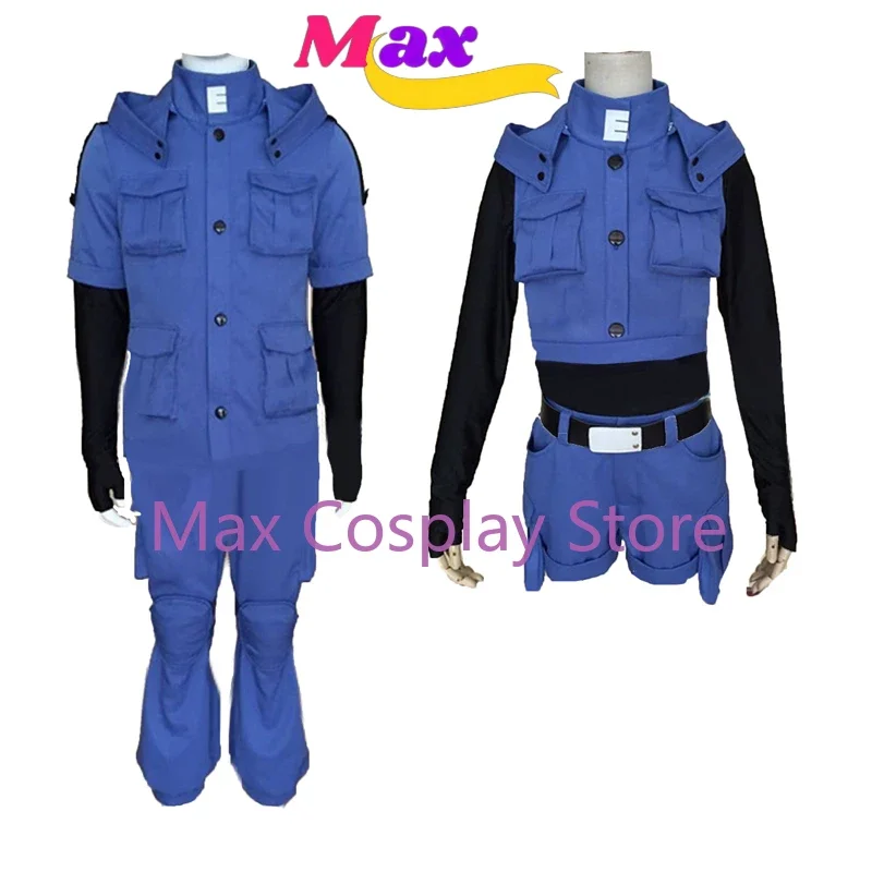 

Max Shiota Nagisa Ansatsu Kyoushitsu Kaede Kayano Blue Battle Suit Uniform Cosplay Costume Full Set
