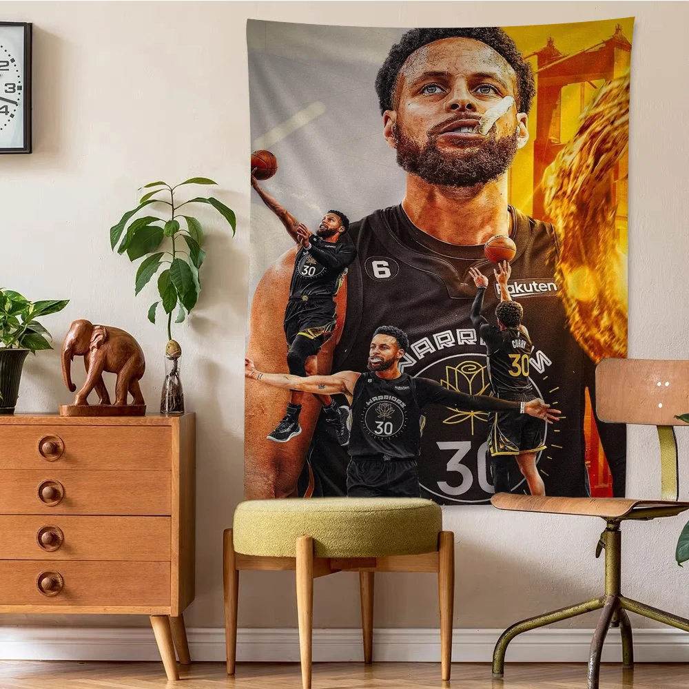 S-Stephen C-Curry Basketball Star Hanging Bohemian Tapestry Hanging Tarot Hippie Wall Rugs Dorm Japanese Tapestry