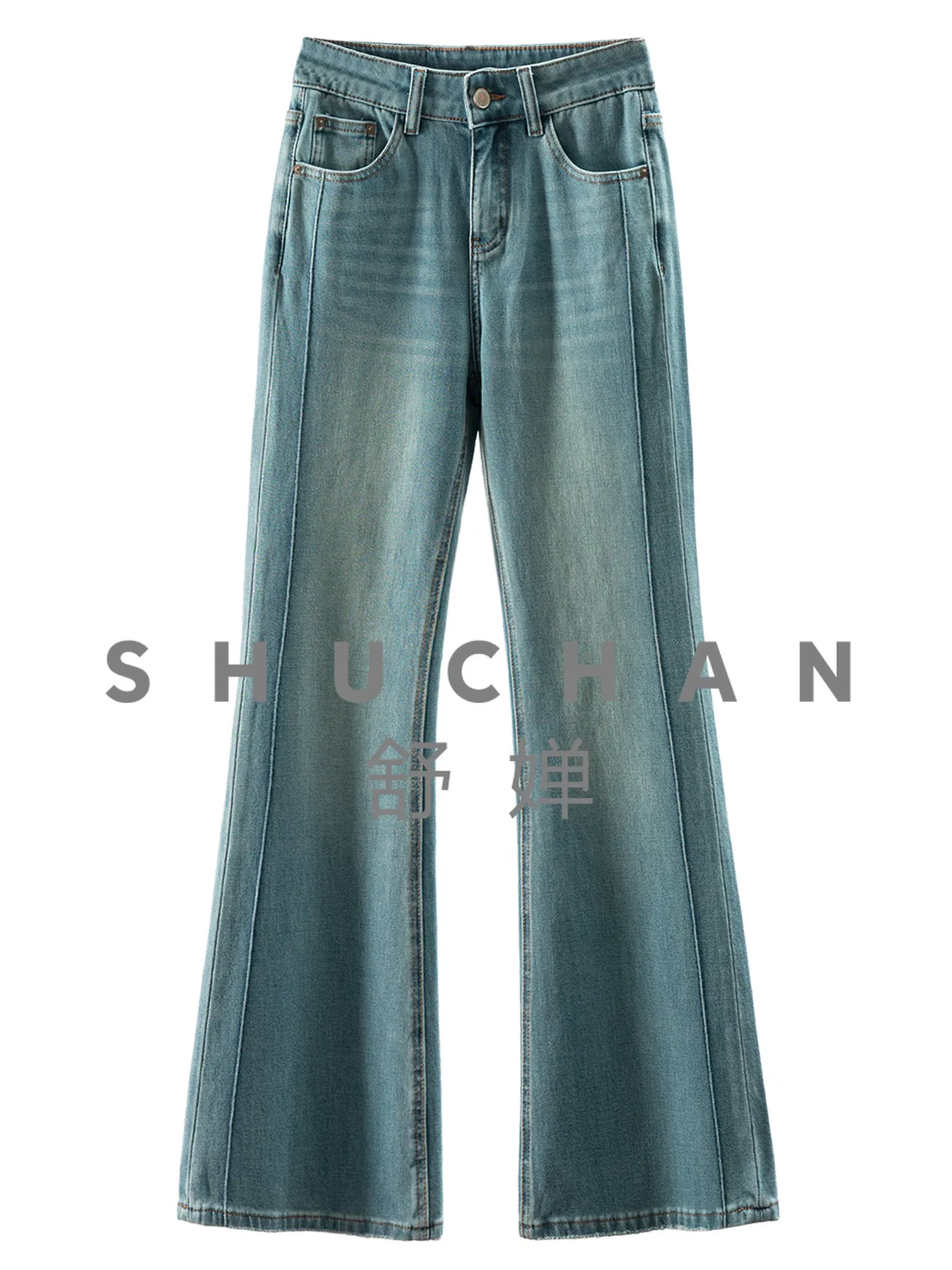 

Женские джинсы из мягкого эластичного денима, тонкие, с четырехсторонней эластичной вставкой, модель 26K4