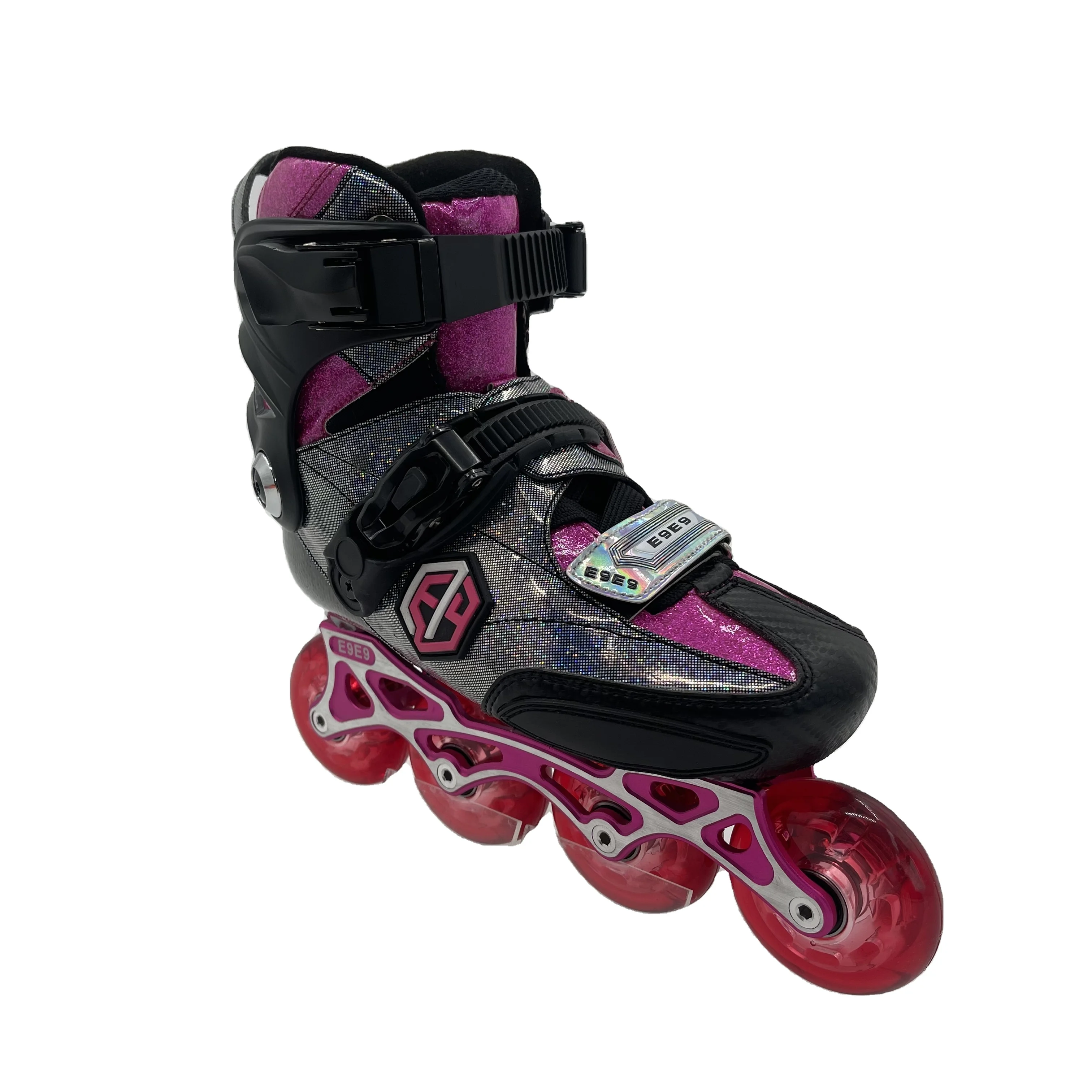 Speed Skates Adult Carbon Fiber Racing Speed Skates Shoe sliver carbon fiber professional inline skates