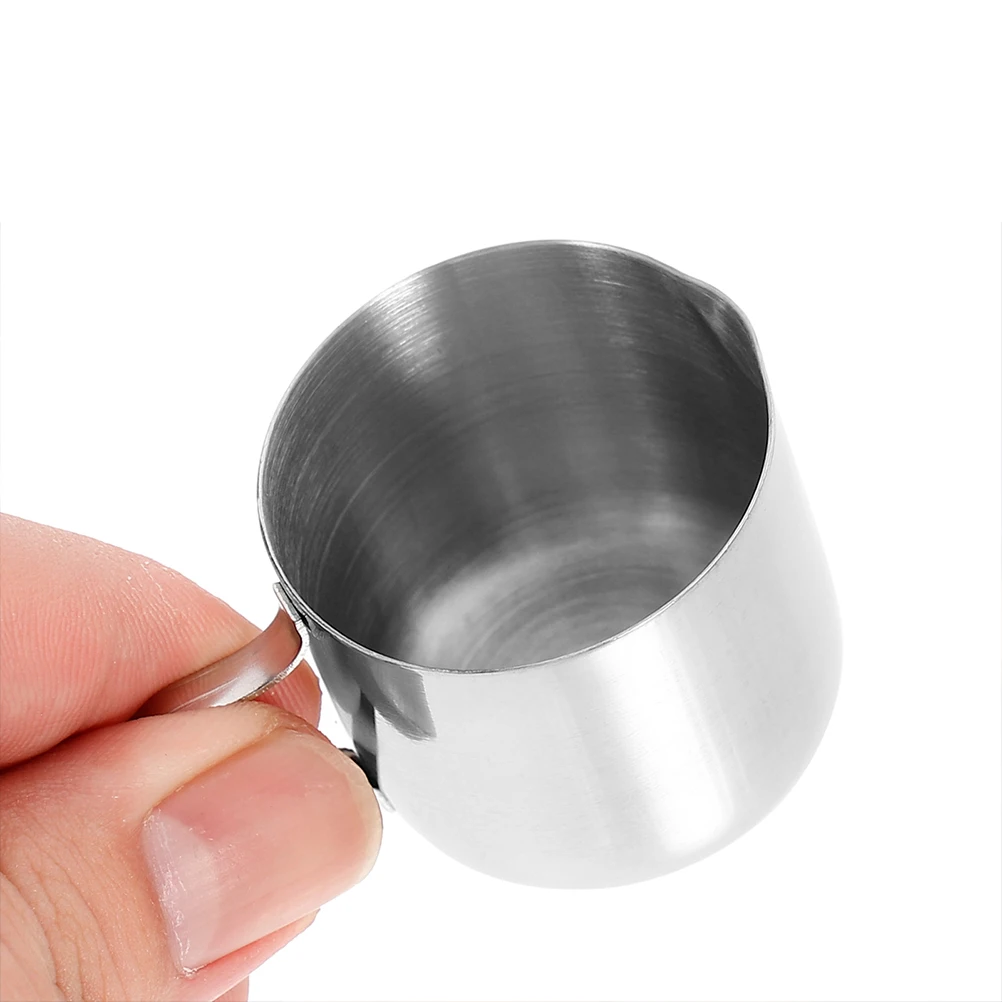 

3pcs Stainless Steel Milk Frothing Pitcher Easy Clean Household Coffee Accessories Heat Resistant Use Barware