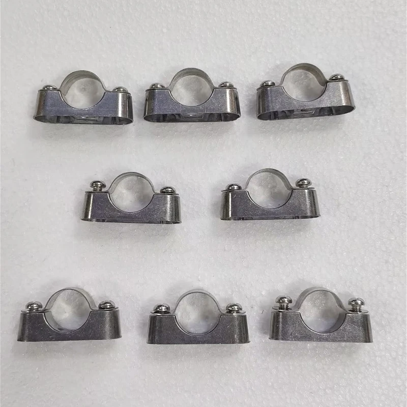 Picture 3: 5pcs Aluminum Alloy Fixed Bracket Pipe Clamp Household Fasteners Hardware Accessories 16/20/25/32/40/50mm Aluminum Alloy Bracket