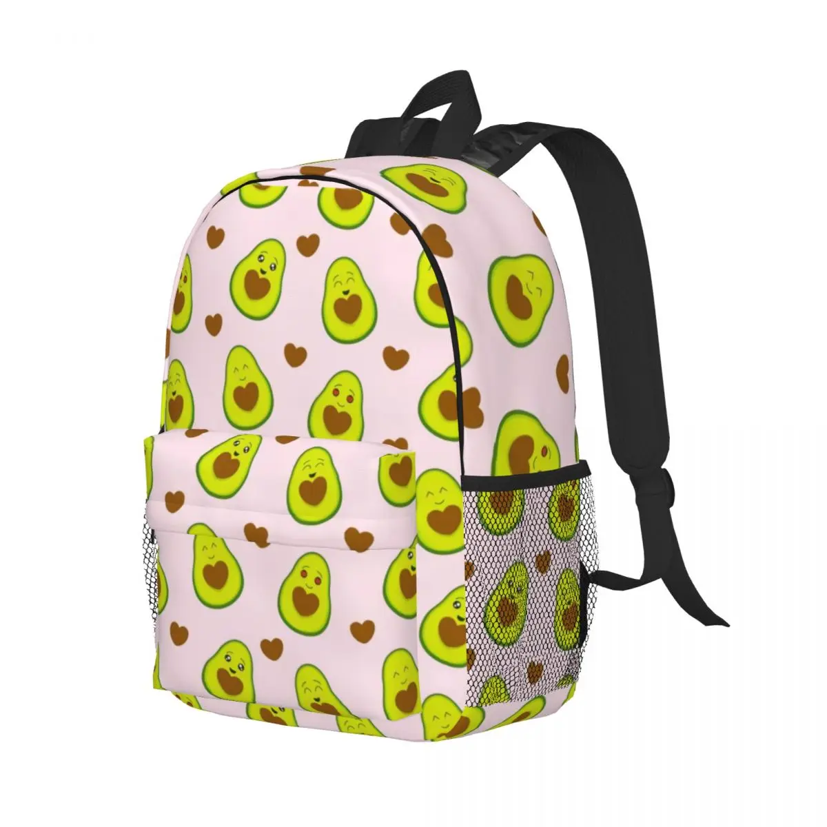 Love Green Avocado Plant Fruit Pattern Backpacks for Women Men Water Resistant College School Bag Print Bookbags