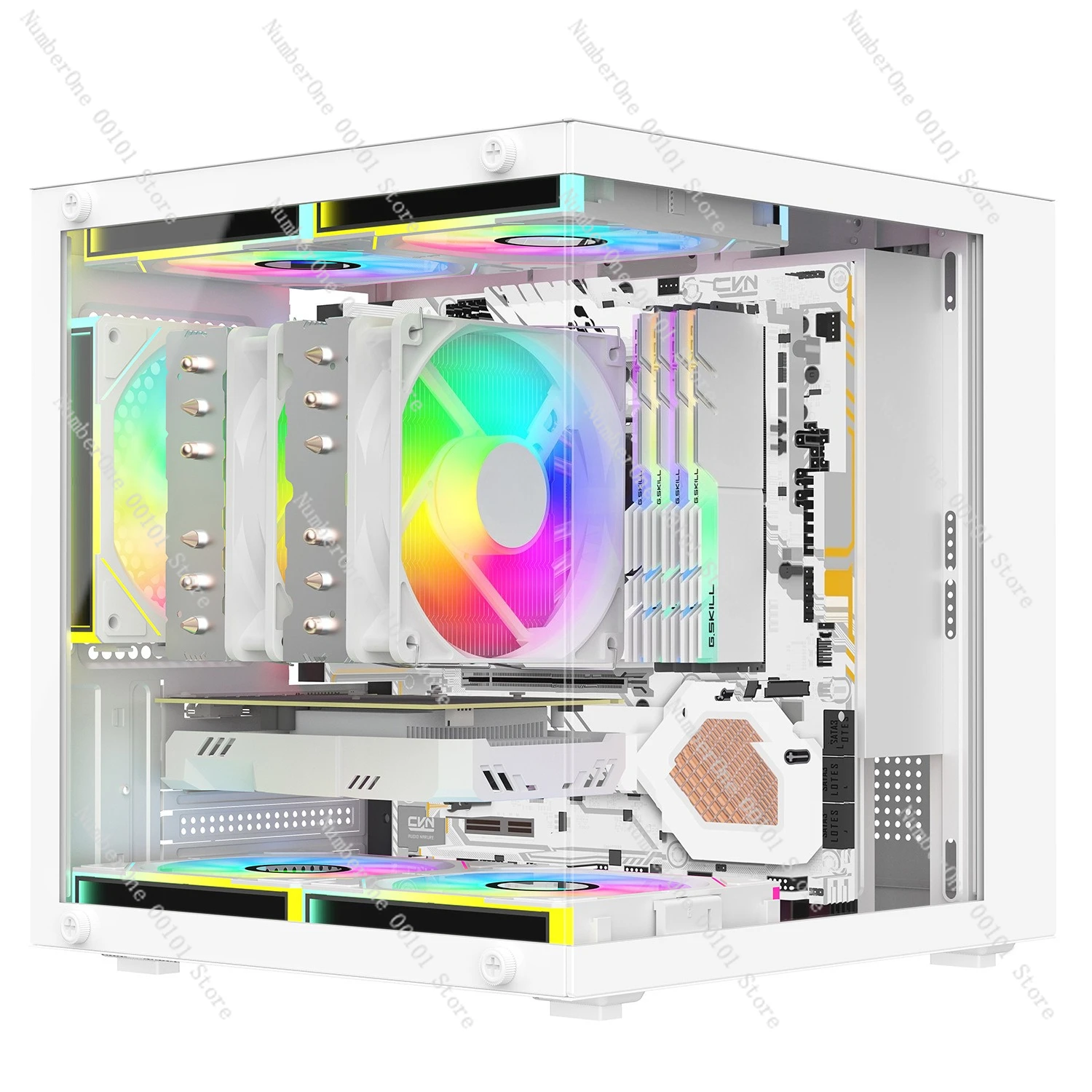 T15 sea view room computer case desktop matx main board mini small host case DIY shell itx