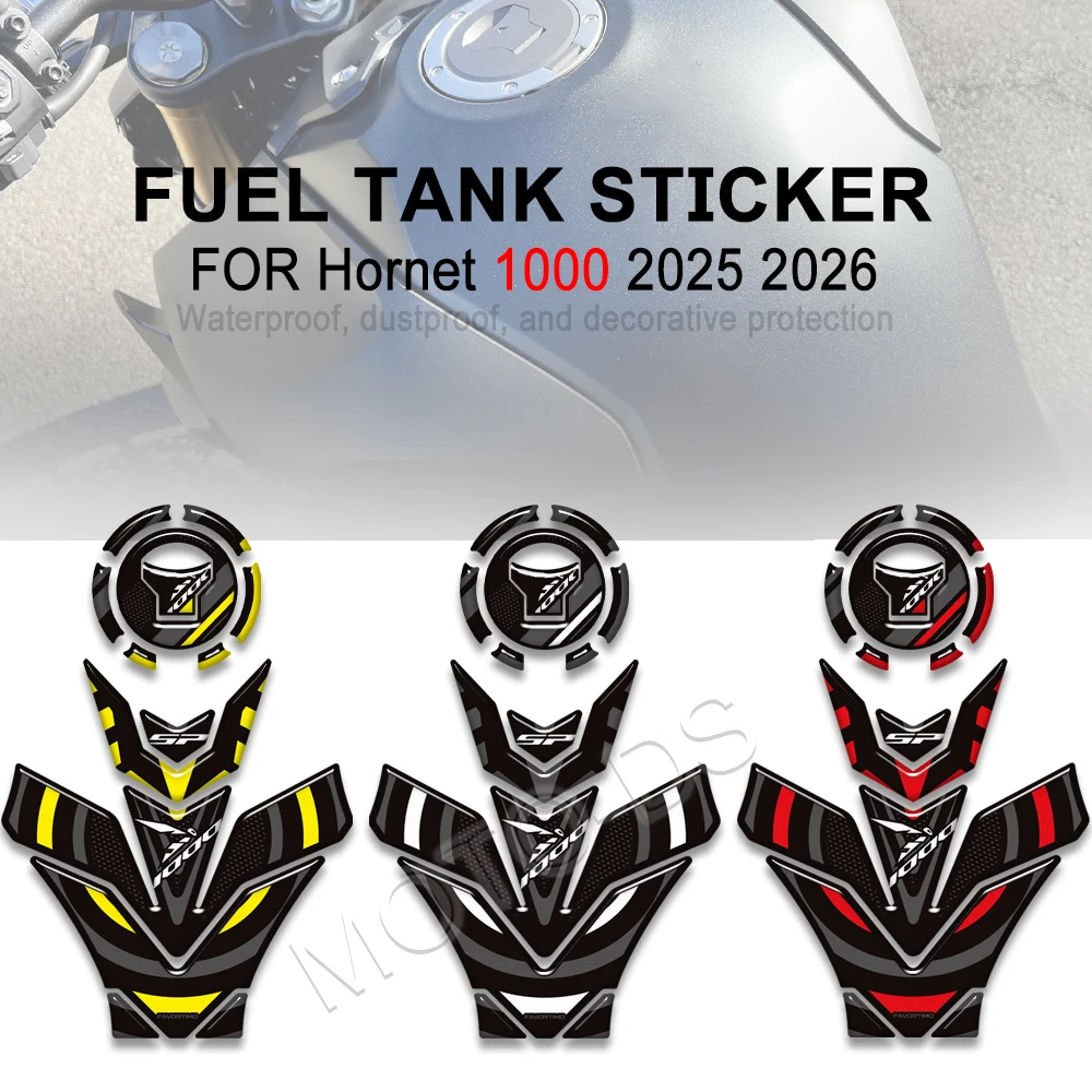 

2025 2026 Motorcycle For Hornet 1000 CB1000 CB 1000 SP Tank Pad TankPad Cap Grips Gas Fuel Knee Stickers Protection Decals