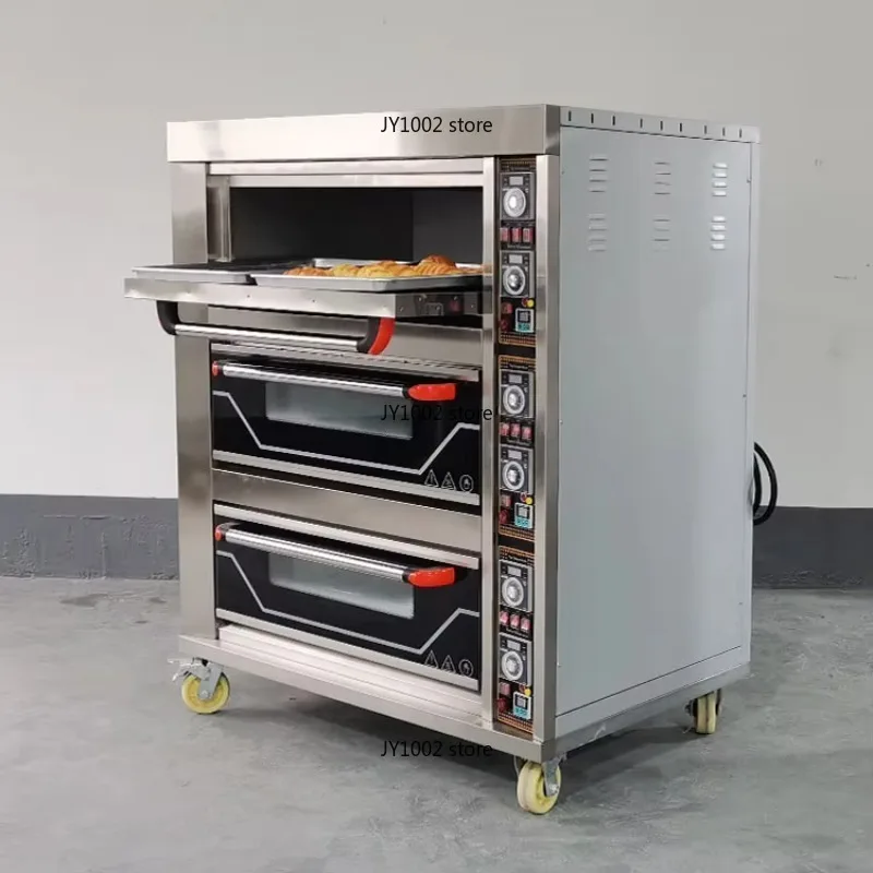 Industrial Commercial 3 Decks 6 Trays  Bread Cake Deck Oven Electric CE Certificated Baking Ovens Commercial Baking Equipment