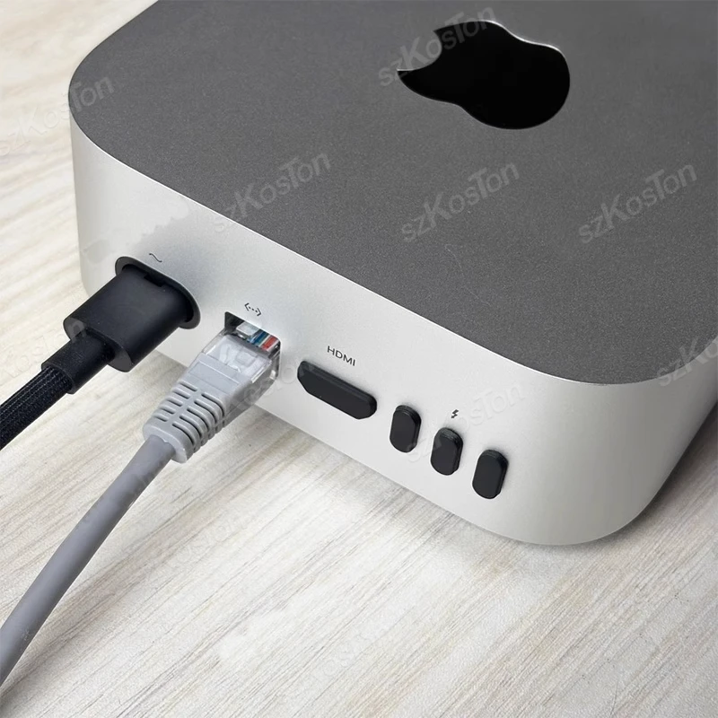 Anti-Dust Plug For Apple Mac Mini M4 /M4 Pro 2024 Computer Host Soft Silicone dustproof Cover for Mac Mini M4 Pro PC Accessories