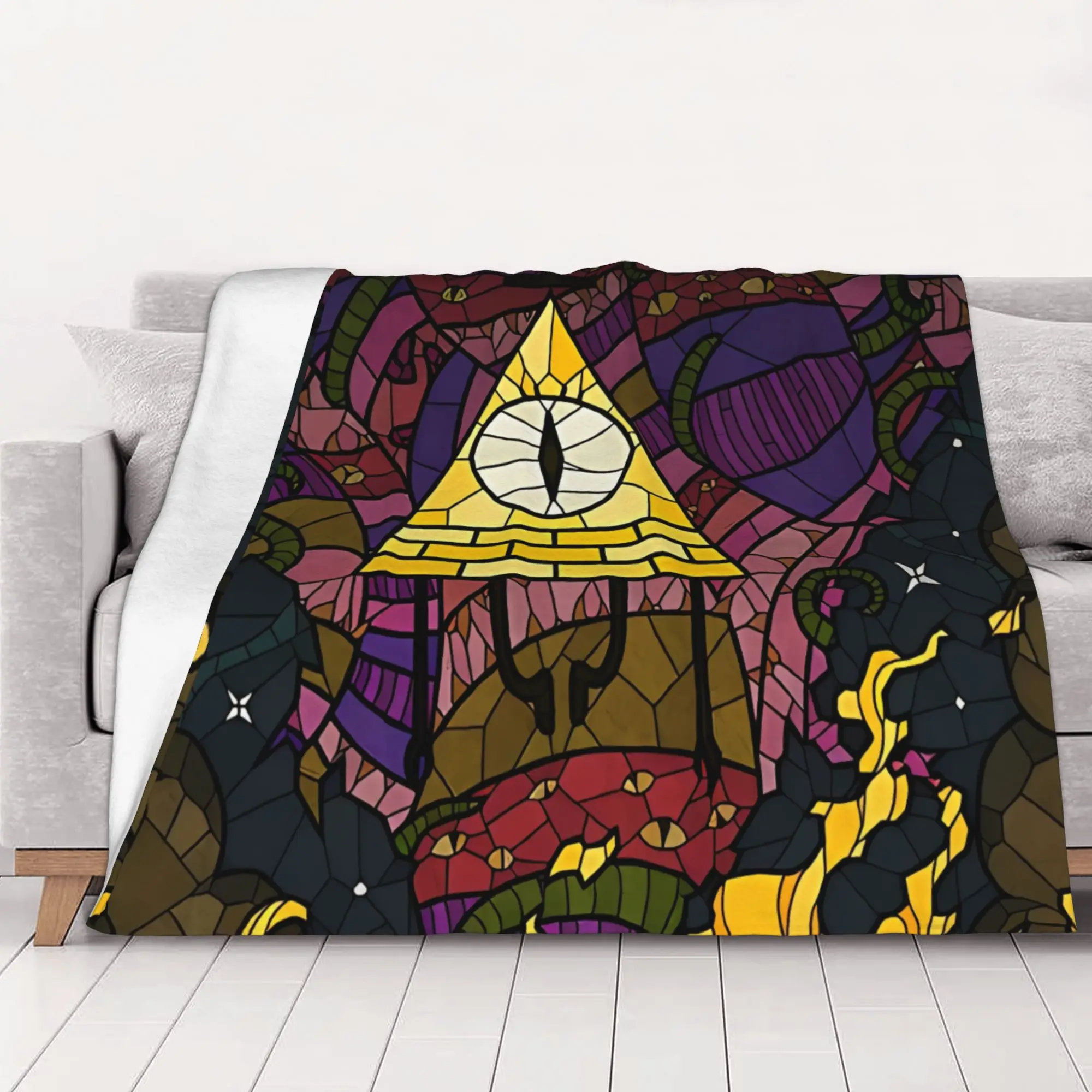 1PC Classic G-gravity Falls home room decorations Winter Blankets for Adults Bedding Home Interior Sofa Knee