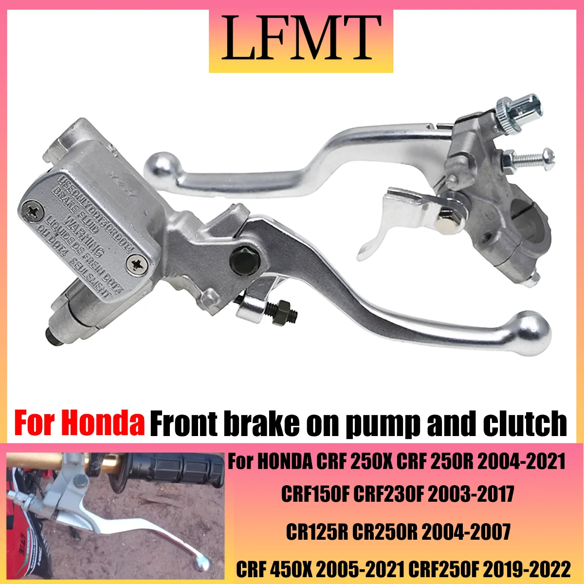 

Motorcycle Hydraulic Brake Lever And Clutch Handle Lever For Honda CR125R CR250R CRF 250R 450R 250X 450X 250RX 450RX 125F - 250F