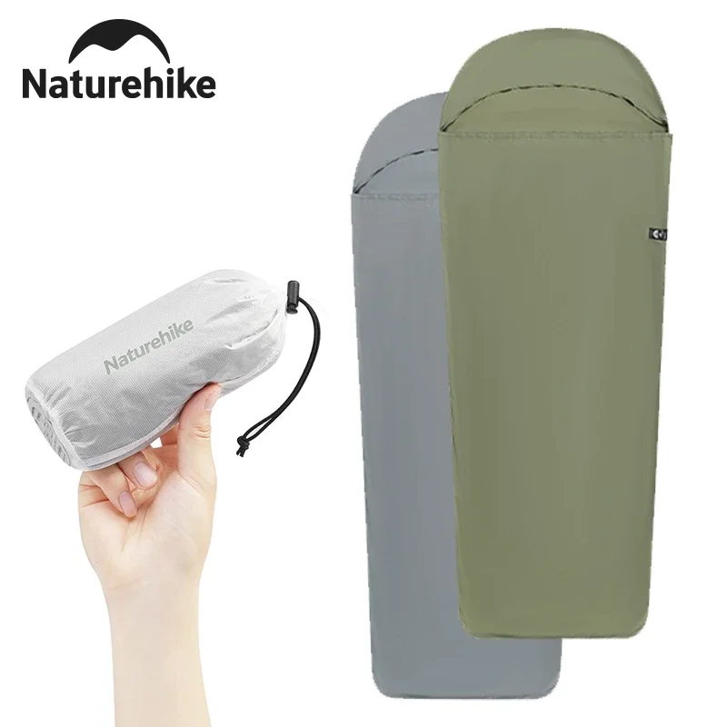 Naturehike Sleeping Bag Liner 128g Ultralight Outdoor Travel Hiking Single Sleeping Bag Liner Travel Blanket Inner Sleeping Bag