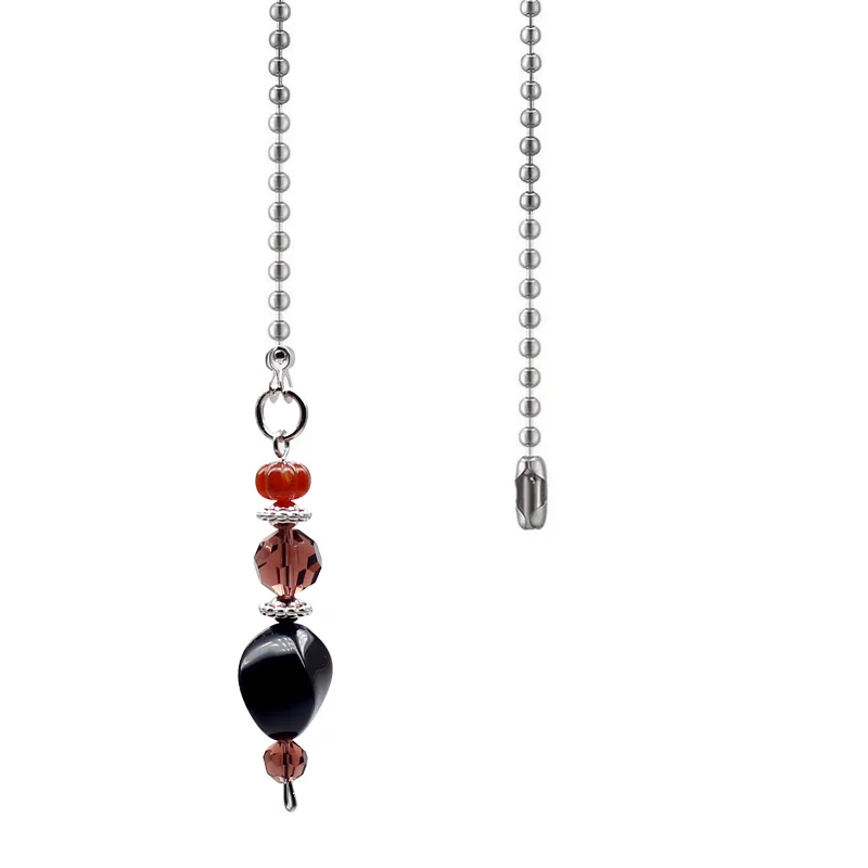 

copper Ceiling Fan Pull Chain Set Fan Pull Chain Pendant Extension, 12 Inches Lighting & Fan Beaded Ball Fan