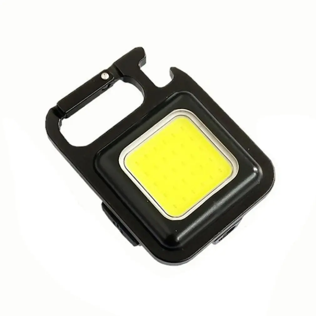 2024 torcia da lavoro calda Mini LED USB tasca ricaricabile portachiavi portatile campeggio all'aperto apribottiglie leggero consegna veloce