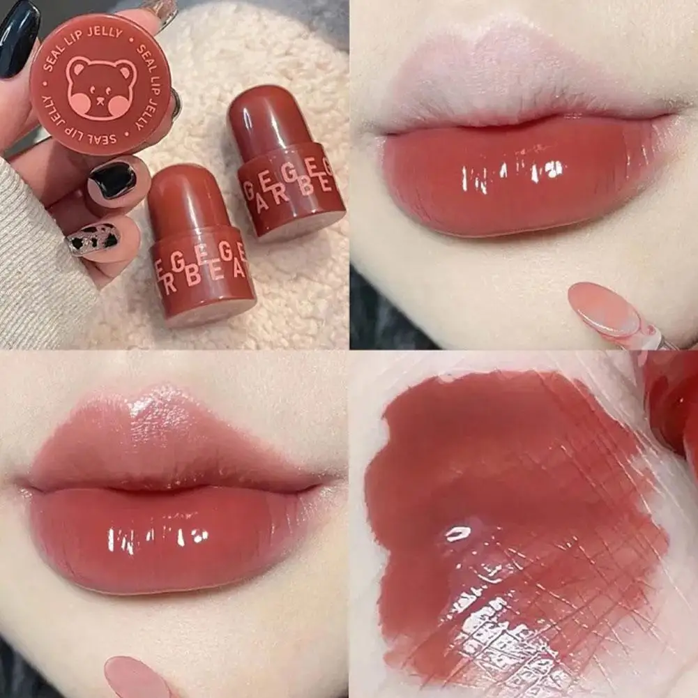 6 Farben Glanz Spiegel Lip gloss Lippenstift wasserdicht Antihaft Tasse Lippenstift langlebig glänzend flüssig feuchtigkeit spendend Siegel Lippen gelee