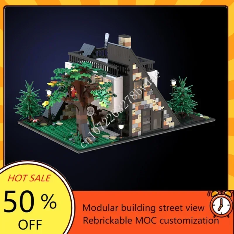 1570PCS Ararat villa Modular MOC Creative street view Model Building Blocks Architecture DIY Education Assembly Model Toys Gifts