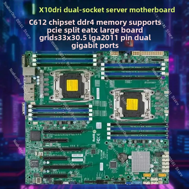 Carte Mère Supermicro X10DRFR - DDR4 LGA2011 SATA3 (Dual Socket, Serveur)