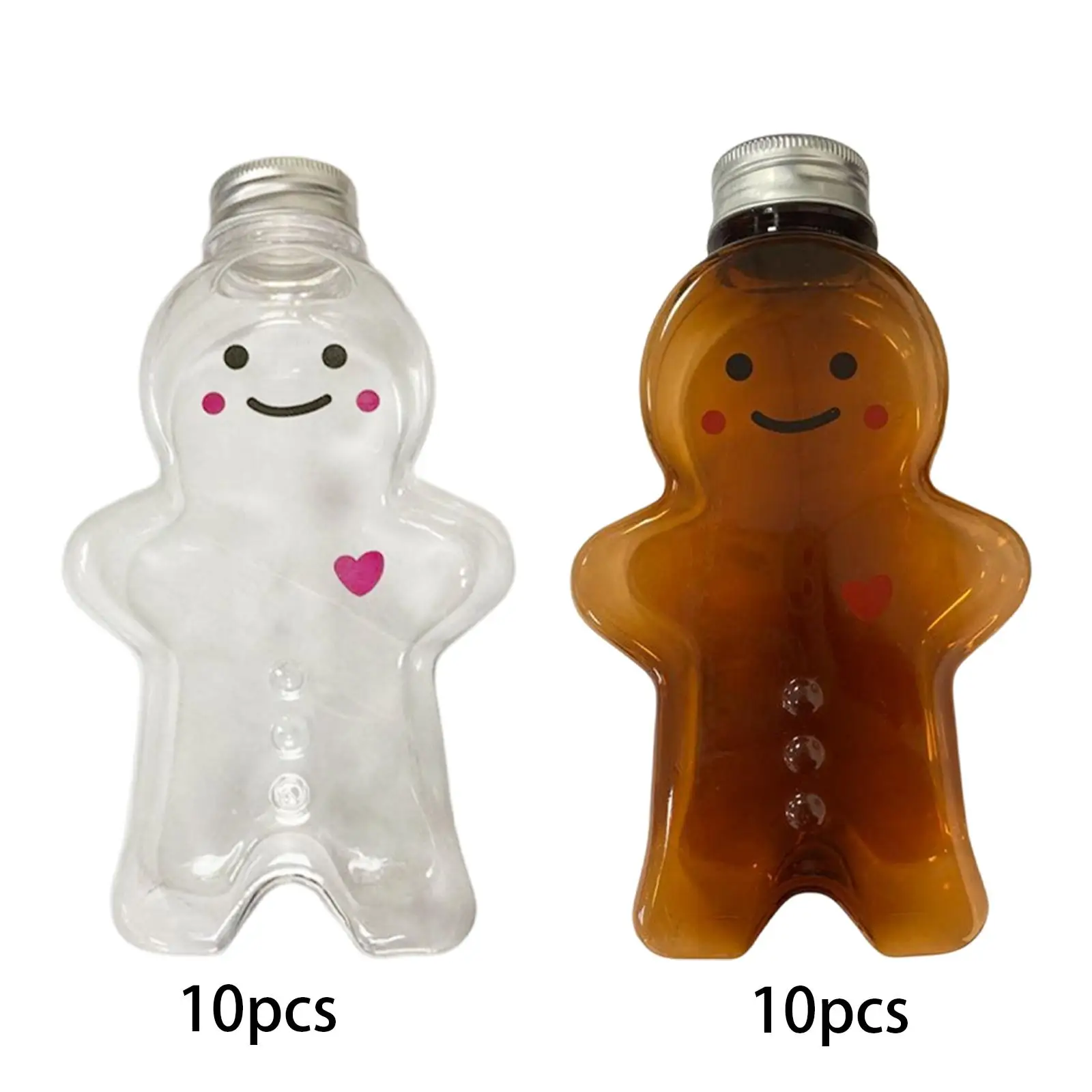 Gingerbread man shapes Bottles 500ml Drink Bottle Wide Application for Christmas