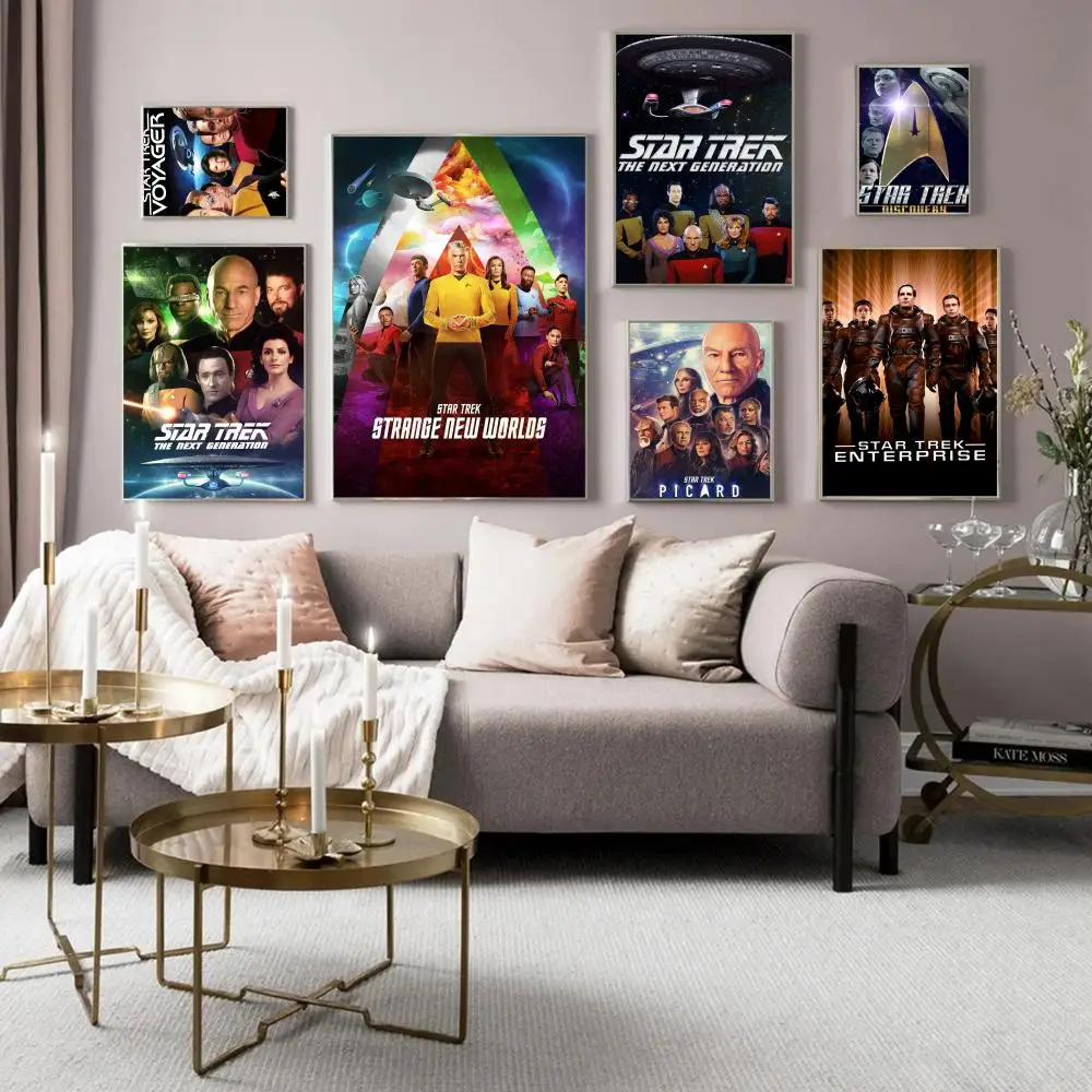 TV S-Star T-Trek Anime Posters Sticky Whitepaper Prints Posters Artwork Kawaii Room Decor