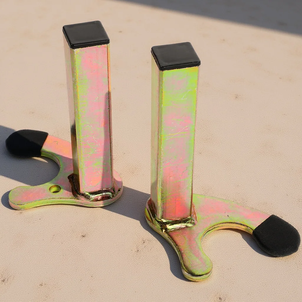 

2Pcs Motorcycle Rear Wheel Stand U-Shaped Support Heavy Duty Stable Lift Motorcycle Paddock Stand for Repairs Storage Garage