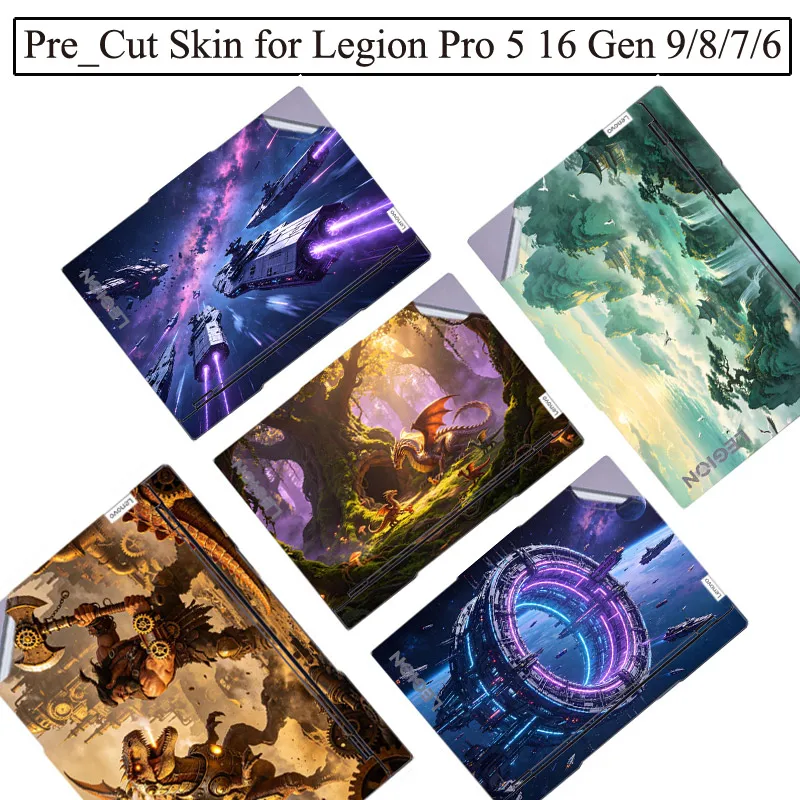 Beauty Skin Laptop Vinyl Sticker Film Touchpad Cover for Legion Pro 5 16 Gen 9 8 7 6 16IRX9 16IRX8 5 Pro 16IAH7 16ACH6 Slim 5