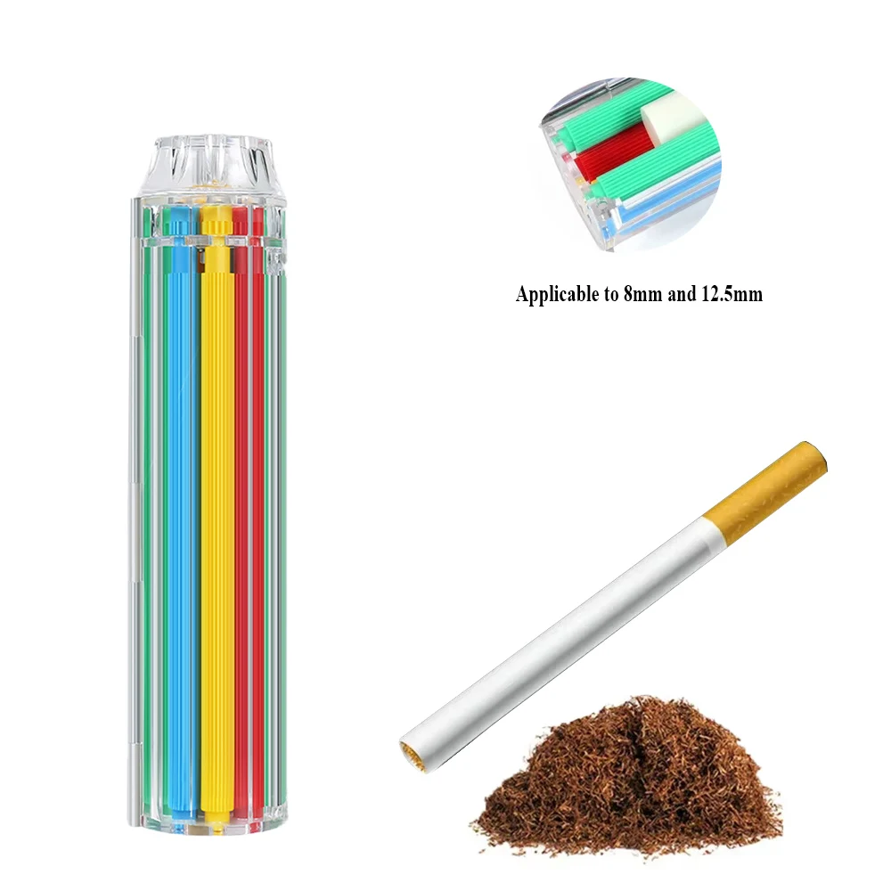 cigarette rolling tool 8MM/12.5MM Manual Cigarette Rolling Machine Multiple Colors Available - No  Electricity Required Making Rolling Tool