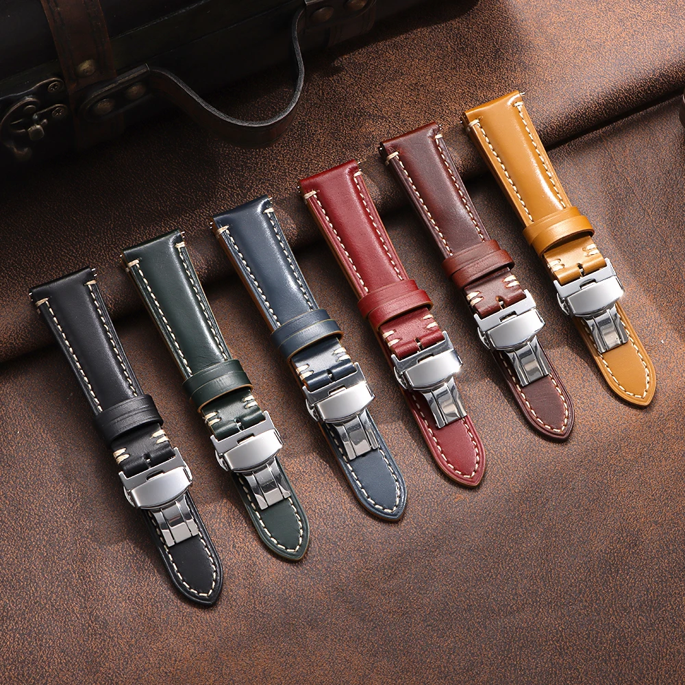 20mm 22mm 24mm 정품 가죽 스트랩 나무 상자 - Leather Strap Quick Release 리뷰 및 가격