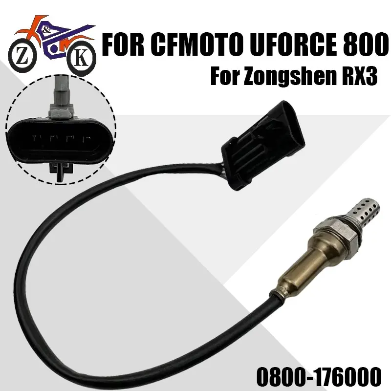 

Oxygen Sensor For Zongshen NC250 ZS250GY RX3 ATV Motorcycle O2 Sensor For CFORCE 800 XC CF800AU-2A Replacement 0800-176000