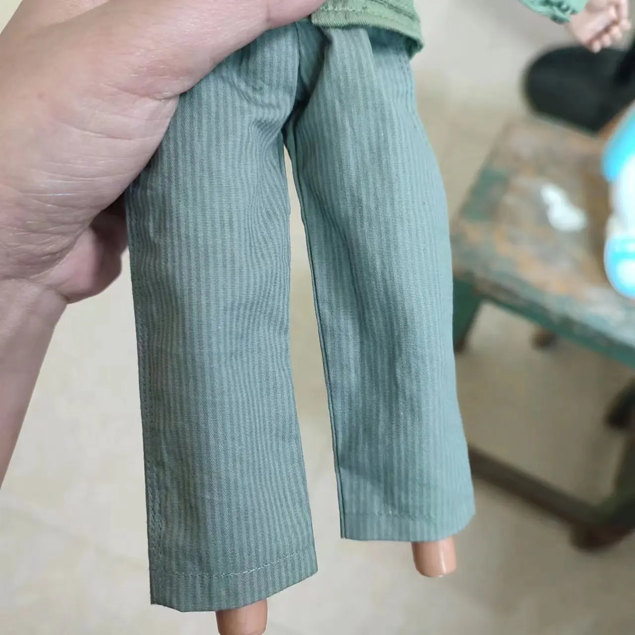 Im Laden 1 6 Maßstab Actionfigur Zubehör Militäruniform WWII Soldat USMC Hosen Streifen für 12 Zoll Körper Kopfskulptur