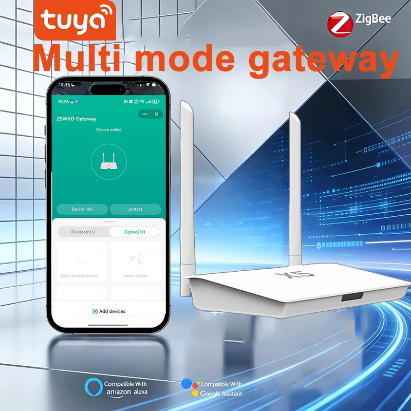 بوابة تويا زيجبي زيجبي 3.0 محور بوابة بلوتوث مع مقبس كابل الشبكة اتصال سلكي التحكم الذكي في الحياة