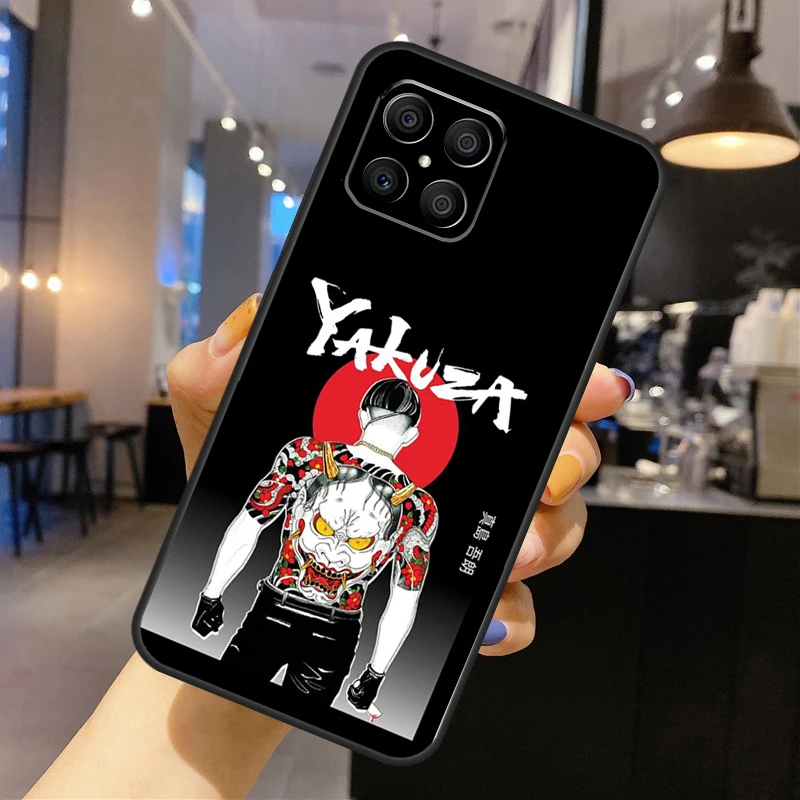 Japan Yakuza Phone Case For Huawei P50 P40 P30 P20 Lite Pro Nova 5T P Smart 2021 Honor X8 X7 X9 50 Case