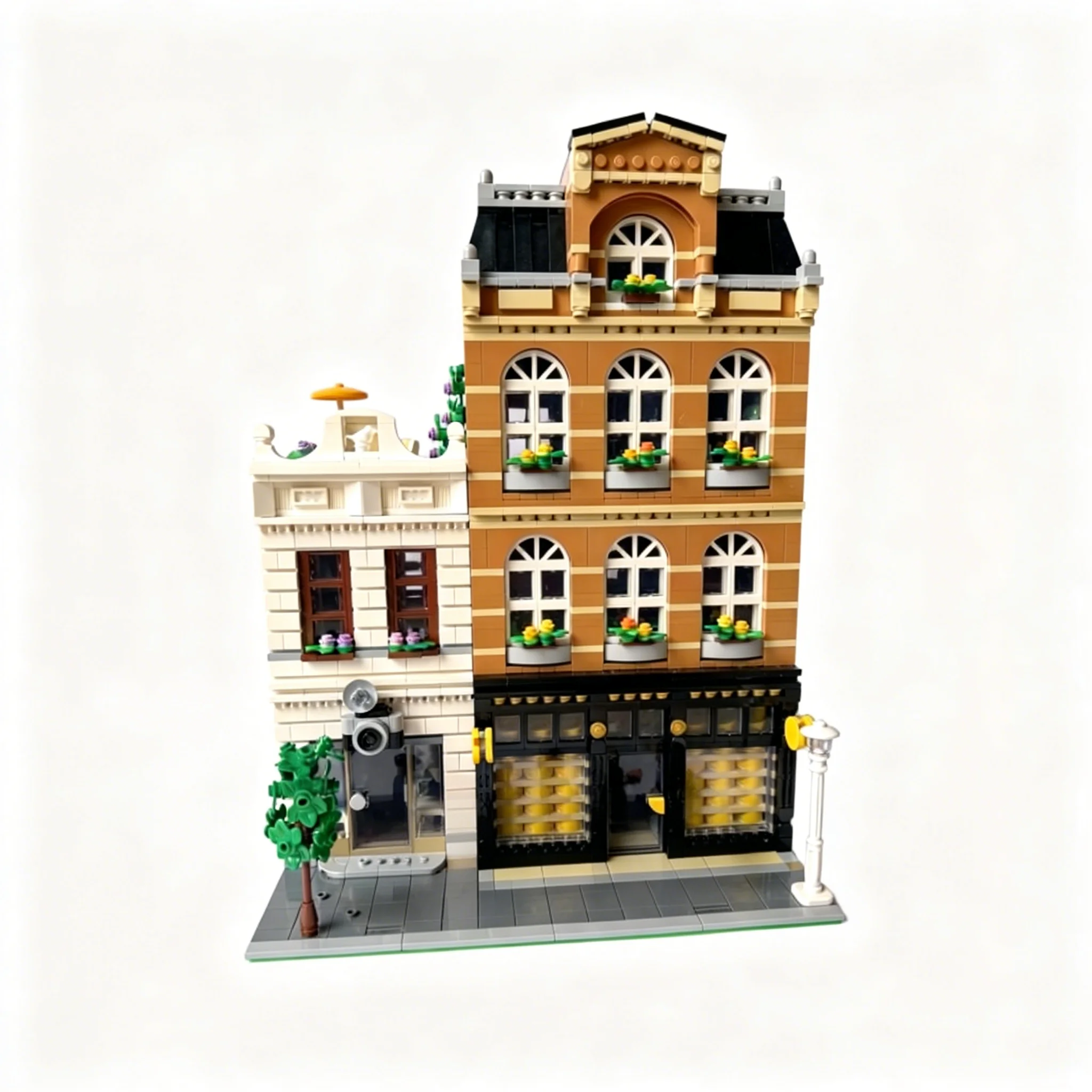 

4245pcs MOC Cheese Shop Modular Streetscape Model Building Blocks Christmas Gifts Construction Toy Brick Kids Education DIY