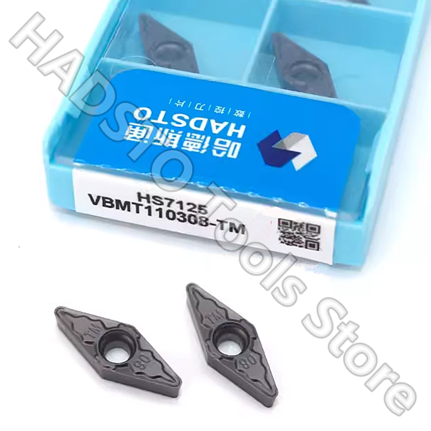 VBMT110304-TM HS7125/VBMT110308-TM HS7125 HADSTO CNC carbide inserts Turning inserts For Steel, Stainless steel, Cast iron P M K