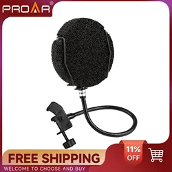 High Quality Microphone Pop Filter Metal Pop Filter Shield Windscreen Pop Filter for USB Microphone Podcast Microphone