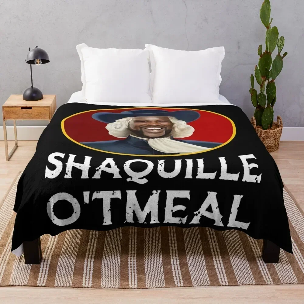 Shaquille Oatmeal Shaquille O'tmeal Throw Blanket Hairy Stuffeds Sleeping Bag Blankets