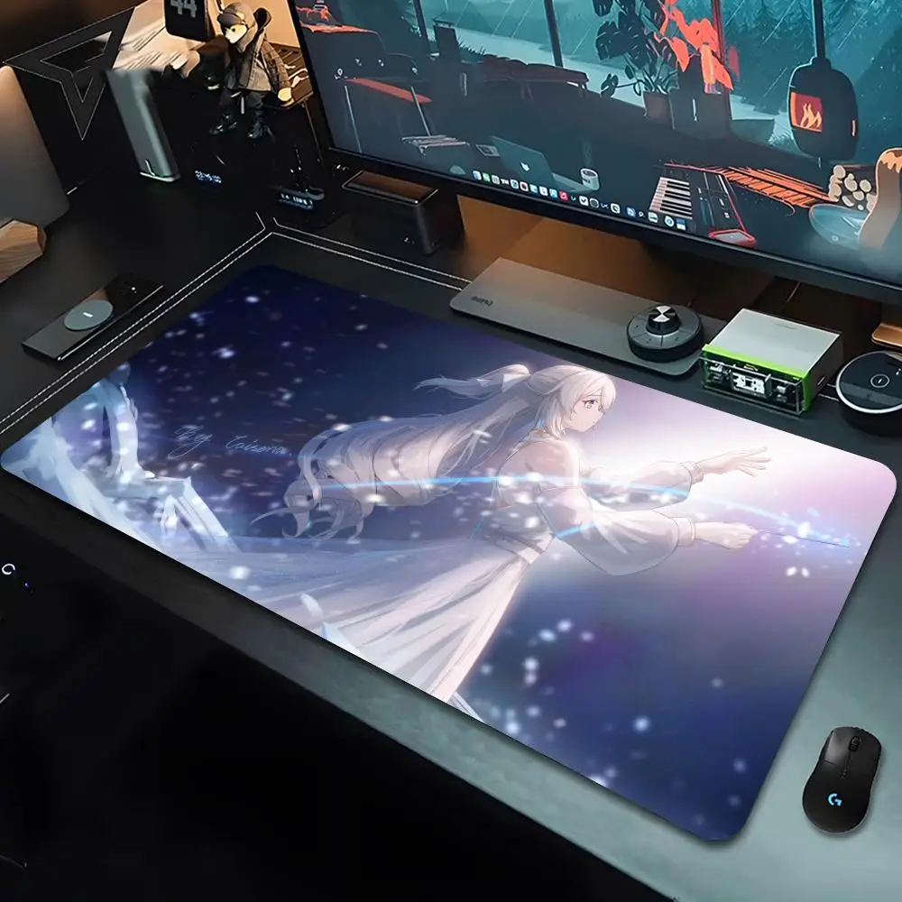 H-Honkai I-Impact Mouse Pad 80x40cm Cool XL Lockedge Office Computer Desk Mat Table Keyboard Big Mouse Pad Laptop Cushion
