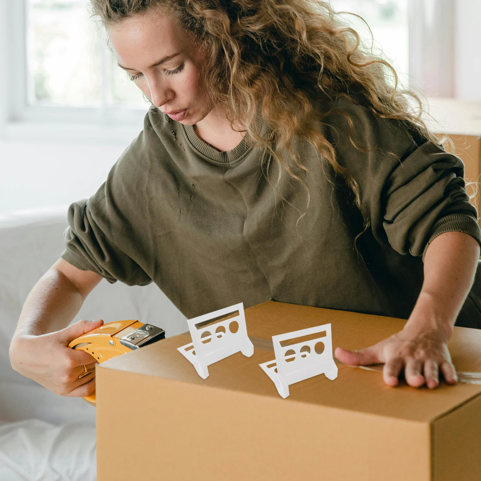 10 قطع من واقي الزوايا البلاستيكي شديد التحمل لحماية الحواف المثلثة المسطحة متعددة الوظائف #6